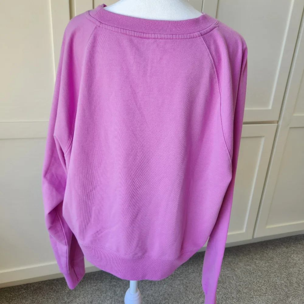 All In Motion Health And Wellness Sweatshirt Long Sleeve Purple Cute Cozy Large - Picture 3 of 16